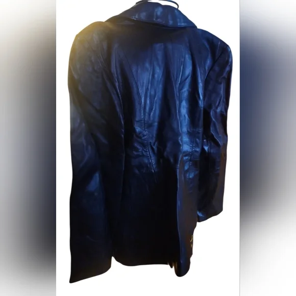 Siena Leather Blazer - Picture 3 of 3